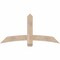 Ekena Millwork Bellingham Smooth Timber Gable Bracket, Douglas Fir, 60"W x 30"H x 1 1/2"D x 5 1/2"F, 12/12 Pitch GBW060X30X0206BEL00SDF - alternate 1